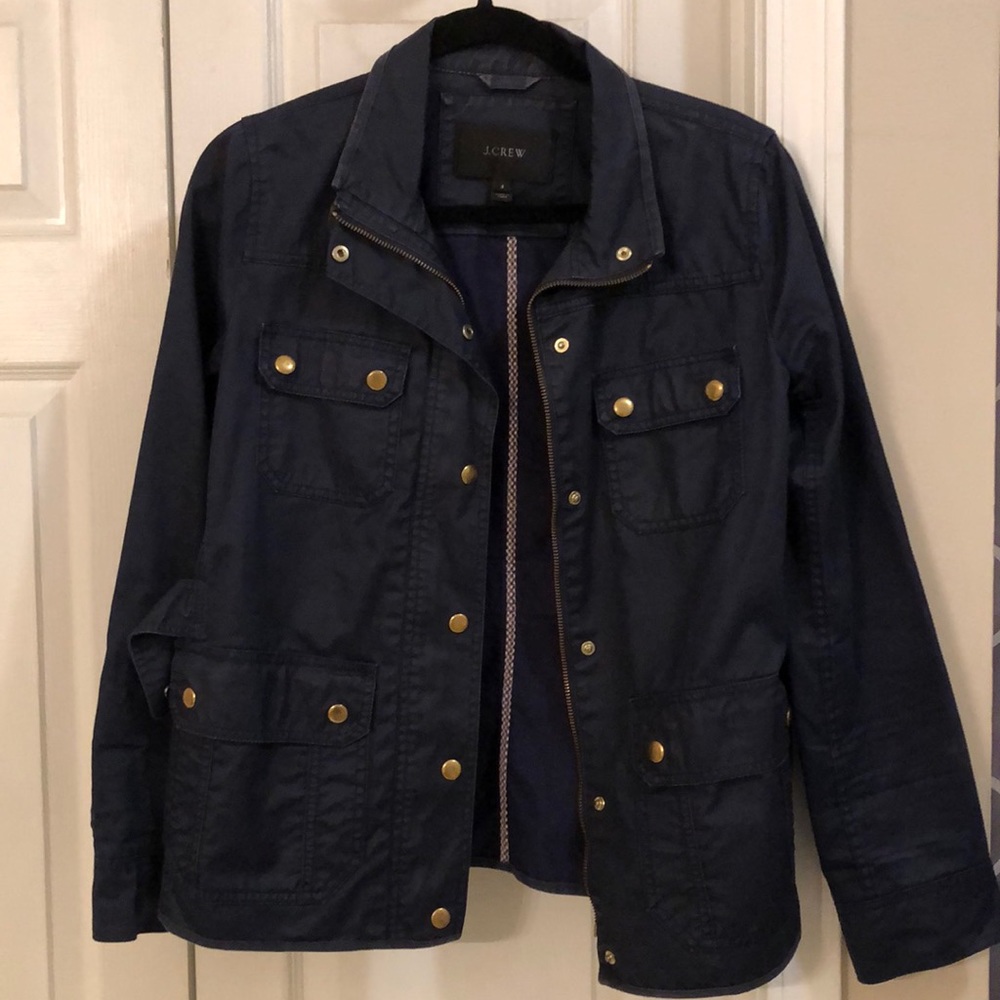 J. Crew Downtown Field Jacket in Navy